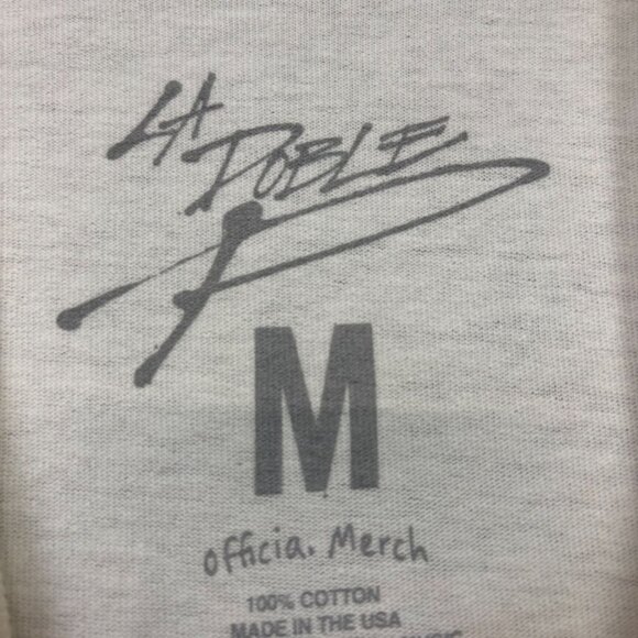 La Doble P World Club Peso Pluma Latin Trap T-Shirt Size Medium - Picture 4 of 4